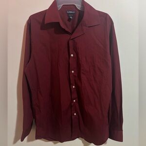 Croft & Barrow Burgundy Slim Fit Shirt